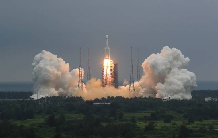 Chinese Rocket To Tumble Back To Earth In 'Wild' Re-Entry