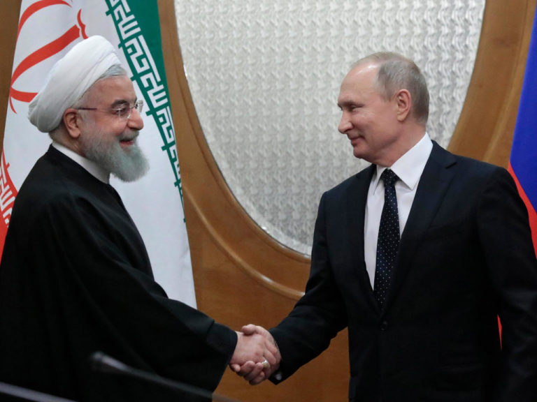 Putin Denies Plotting To Give Iran Advanced Satellite System