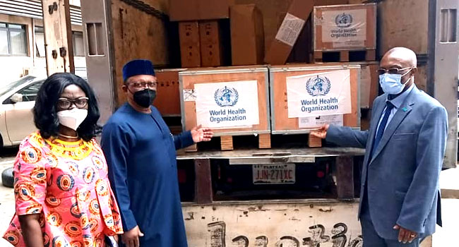 COVID-19 WHO Gifts Nigeria 26 Ventilators, Others