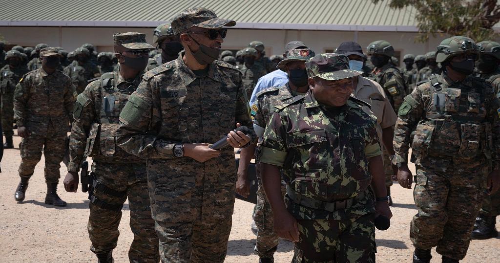 Rwanda's Kagame Visits Troops In Mozambique, Confirms Mission