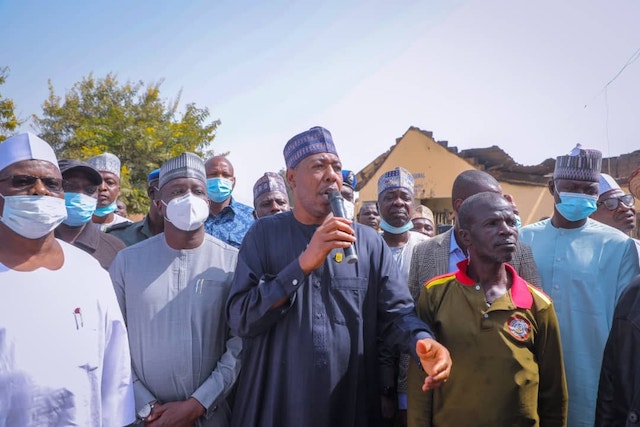 Zulum Visits LGA Ruled By Boko Haram For 6 Years