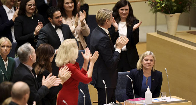 Sweden’s PM-Elect Resigns Hours After Being Appointed