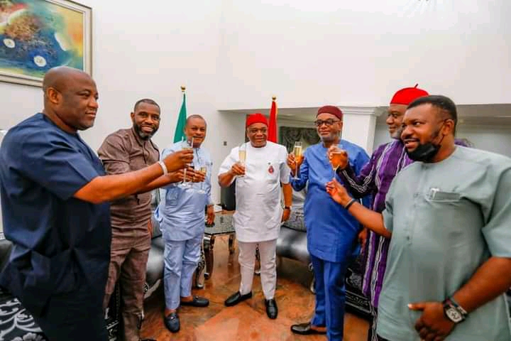 2023 PDP Leaders, Orji Kalu Hold Closed-Door Meeting