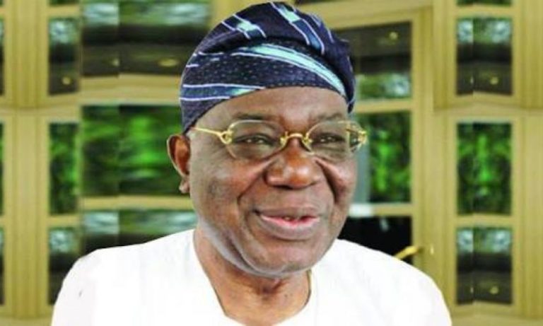 Shonekan's Death FG Orders National Flag To Fly At Half-Mast