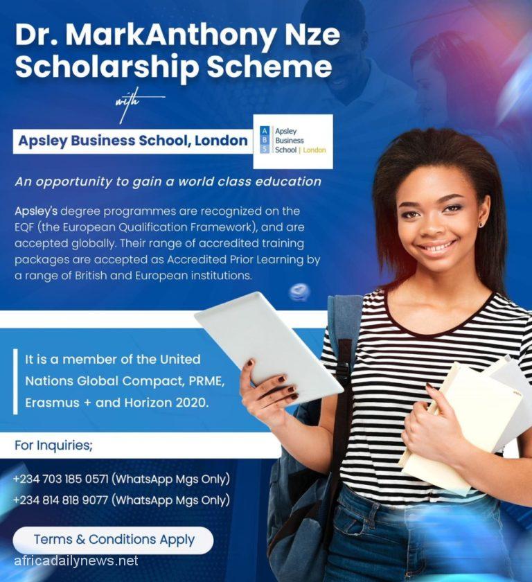 First Beneficiaries For Prof. MarkAnthony Scholarship Emerge