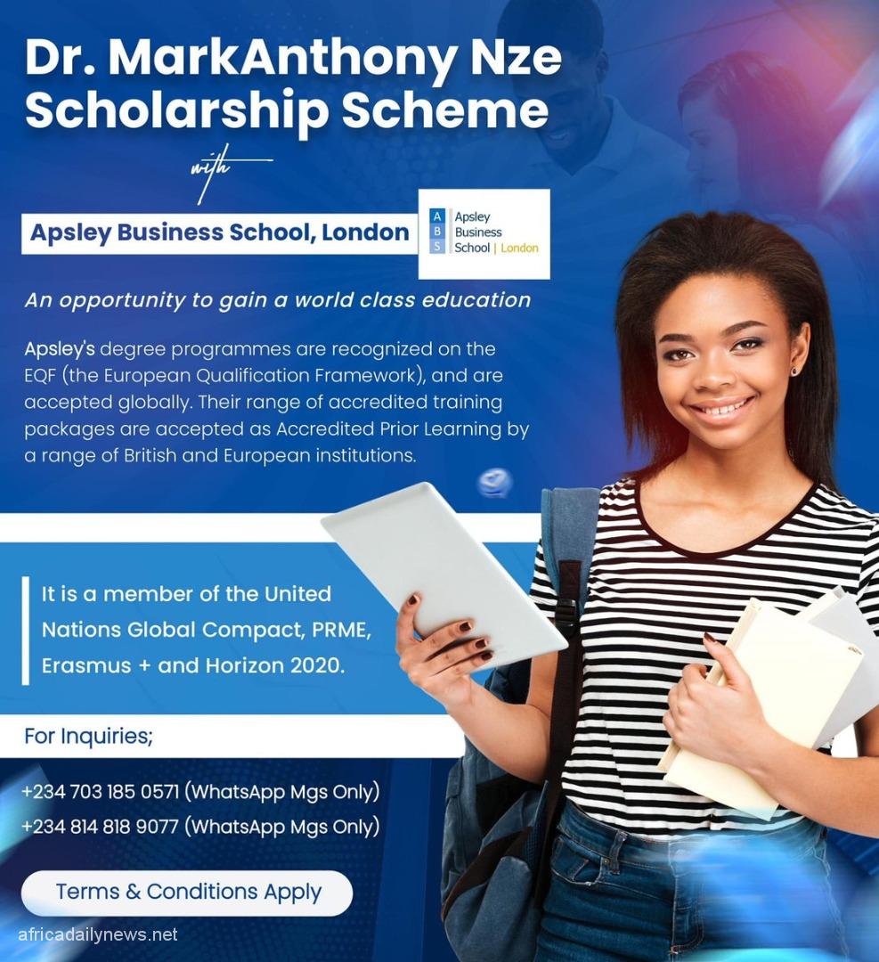 First Beneficiaries For Prof. MarkAnthony Scholarship Emerge