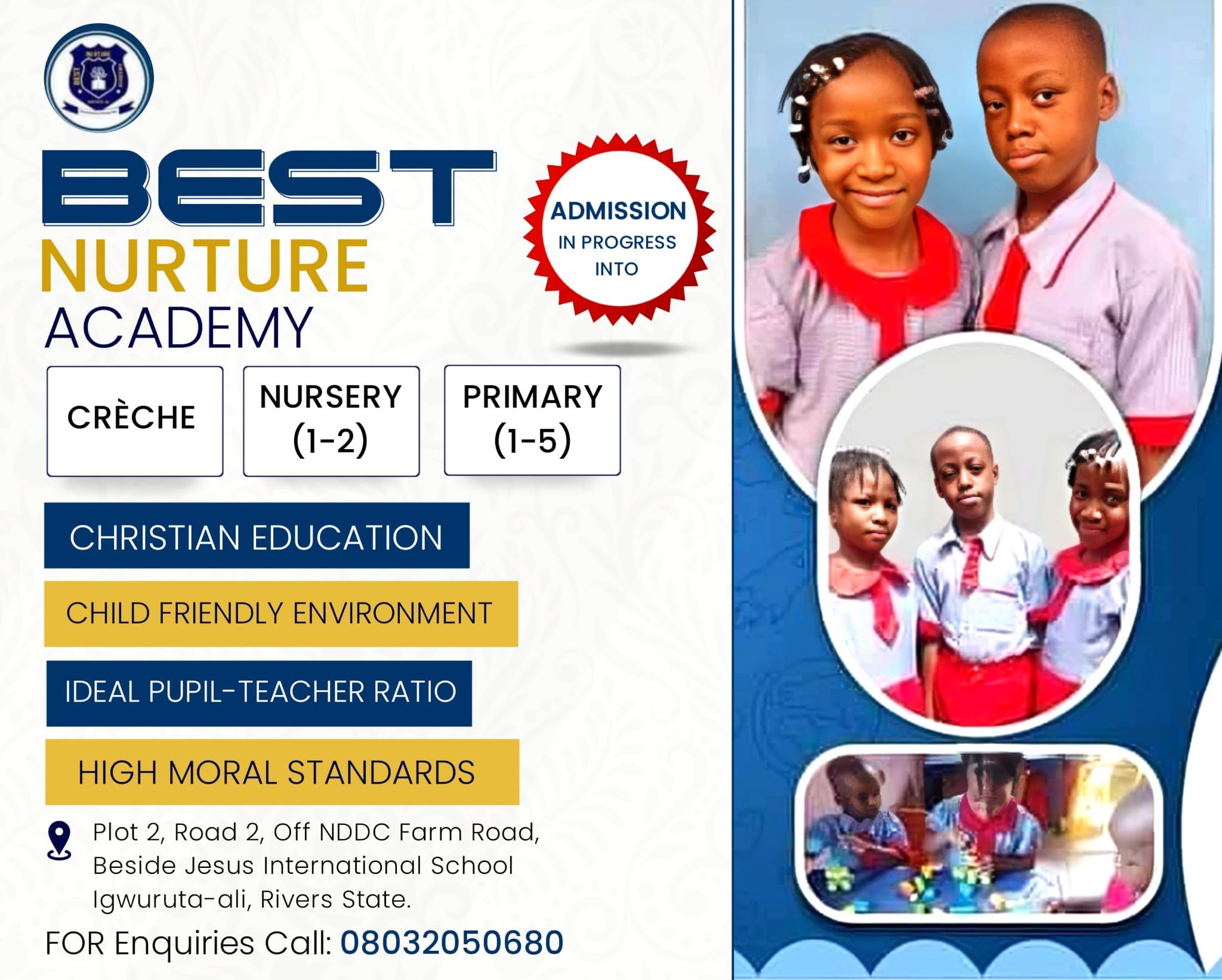 Best Nurture Academy: The Home Of Revitalised Education