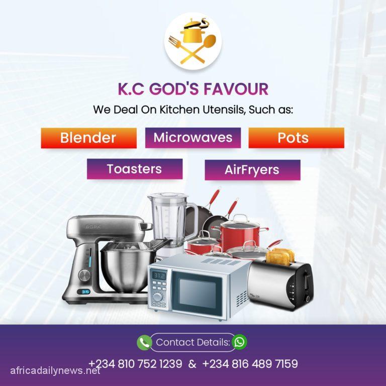 K.C God's Favour: Making Your Kitchen Top Class