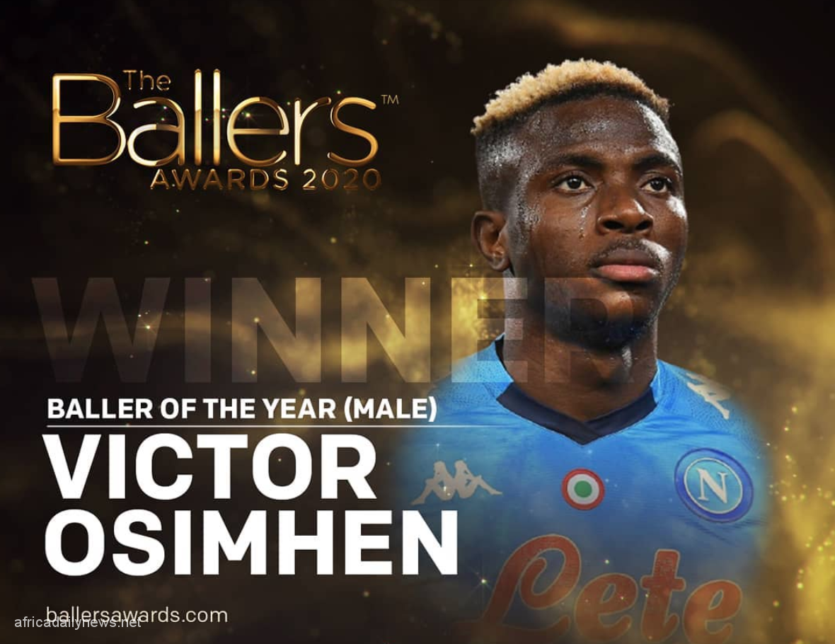 Osimhen, Oshoala, Emerge Winners At 2021 The Ballers Awards