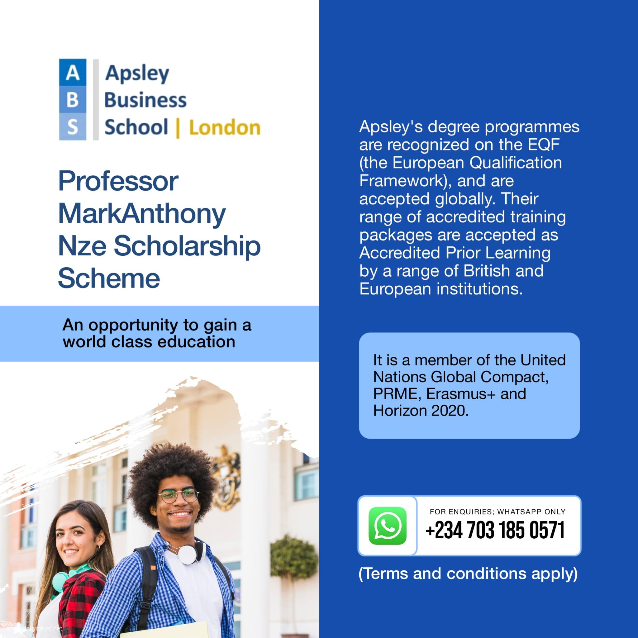 Prof. MarkAnthony Scholarship 3rd Batch Winners Emerge
