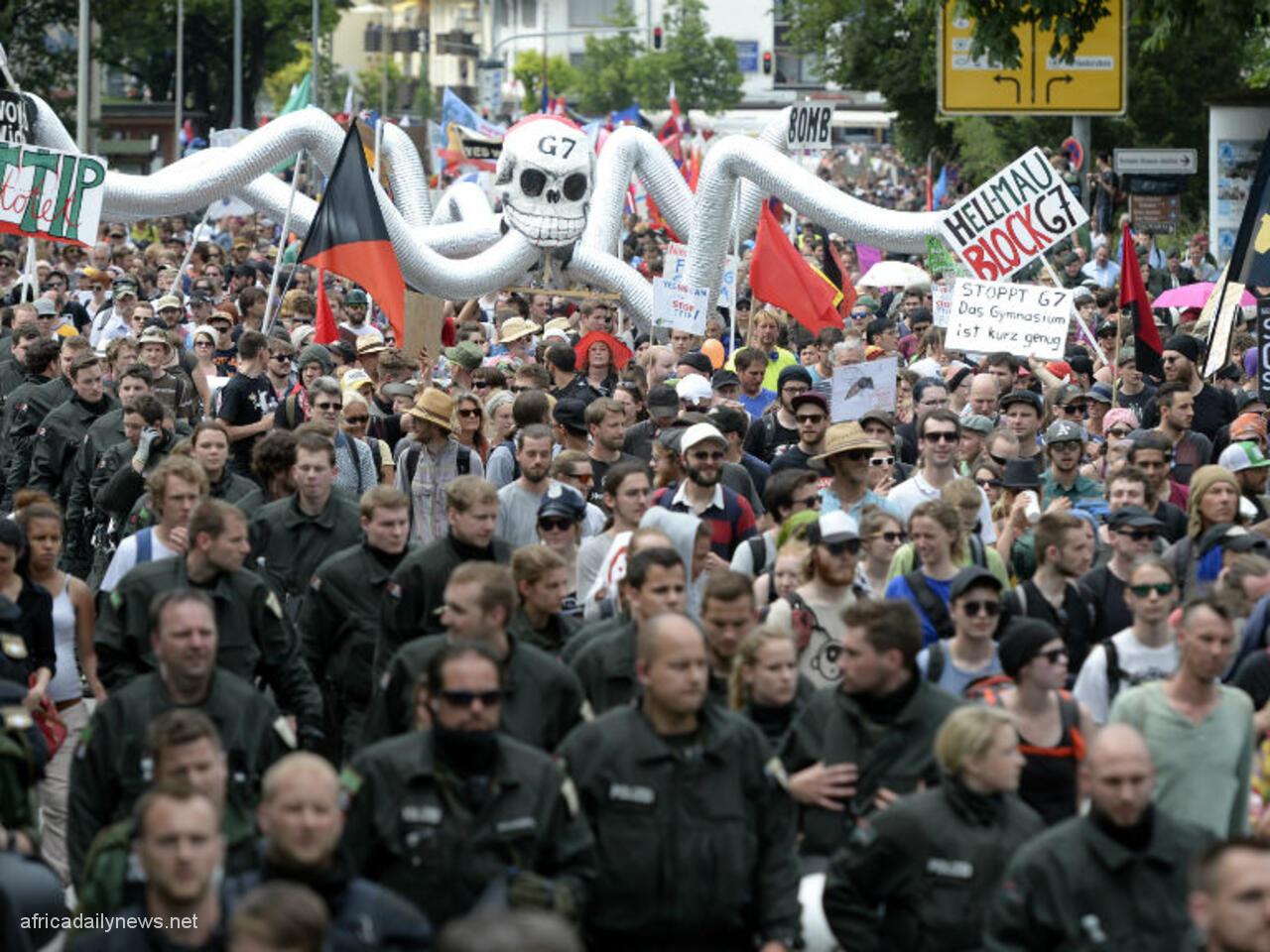 Thousands Of Protesters Storms Germany As G7 Convenes
