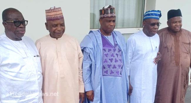 2023 Tambuwal Holds Closed-Door Meeting With Obasanjo