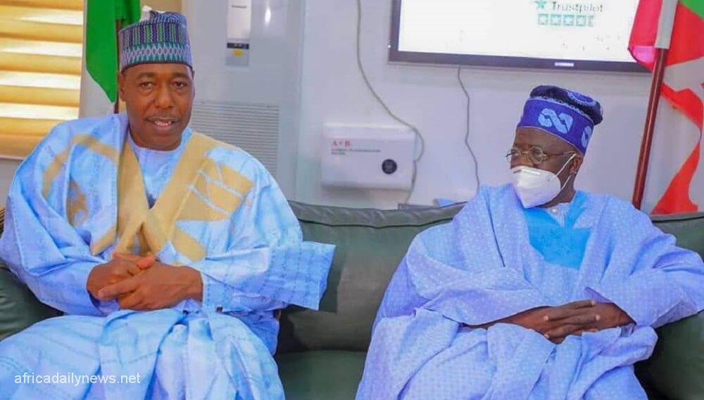 2023 Zulum Hails Tinubu Over Choice Of Running Mate
