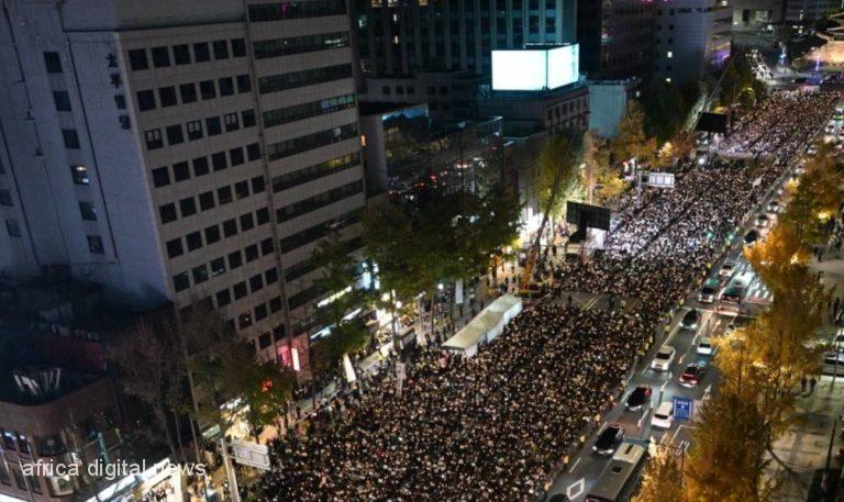 Candlelight Vigils To Mourn South Korea Halloween Victims