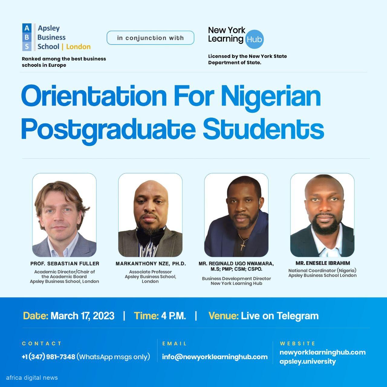 Why You Shouldn't Miss Apsley and NYLH's Orientation Event