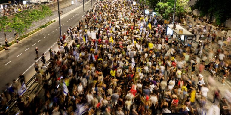 Israel Protests Grow, Crowds Demand End To Gaza Conflict