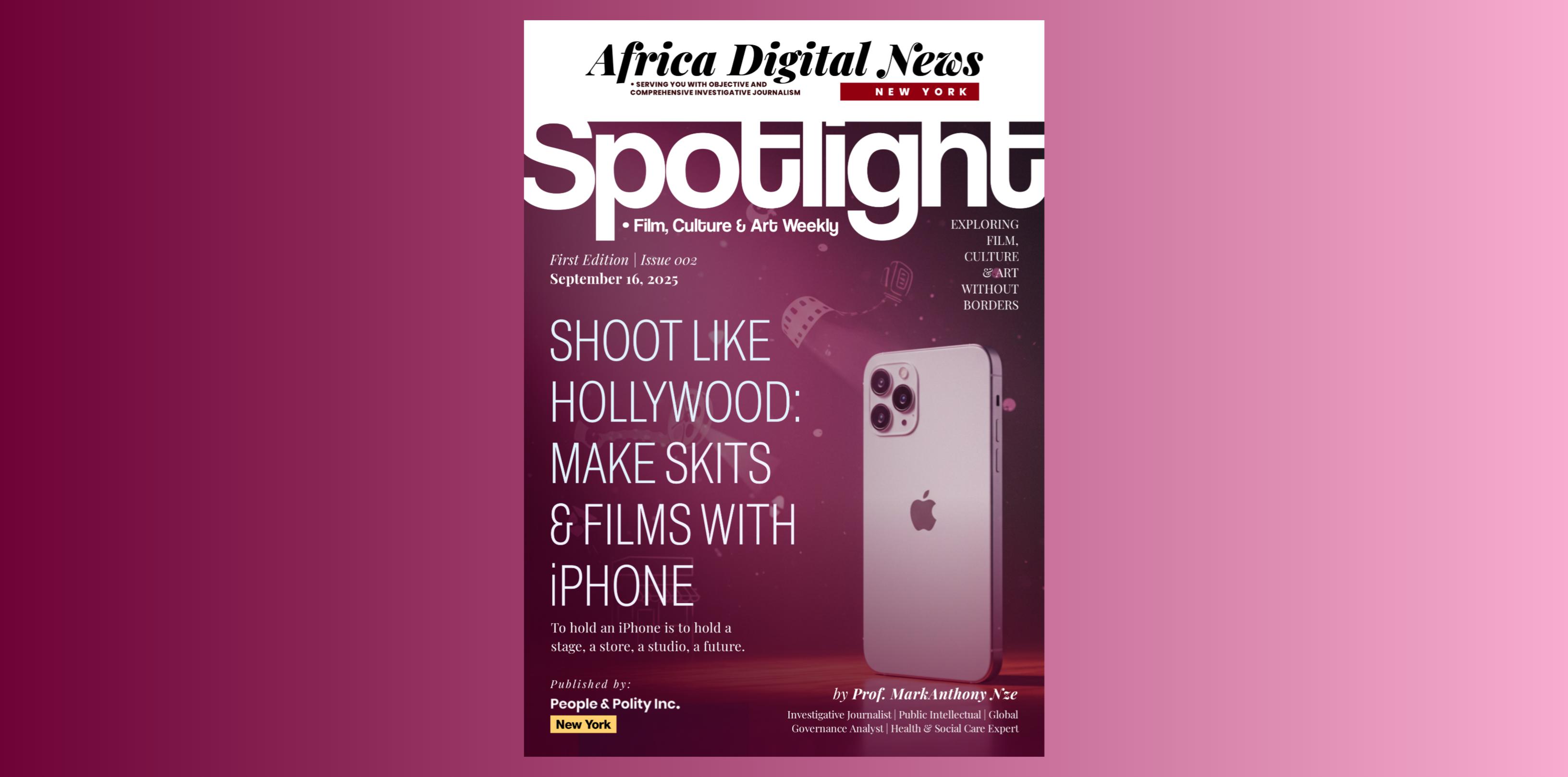 Shoot Like Hollywood: Make Skits & Films With iPhone