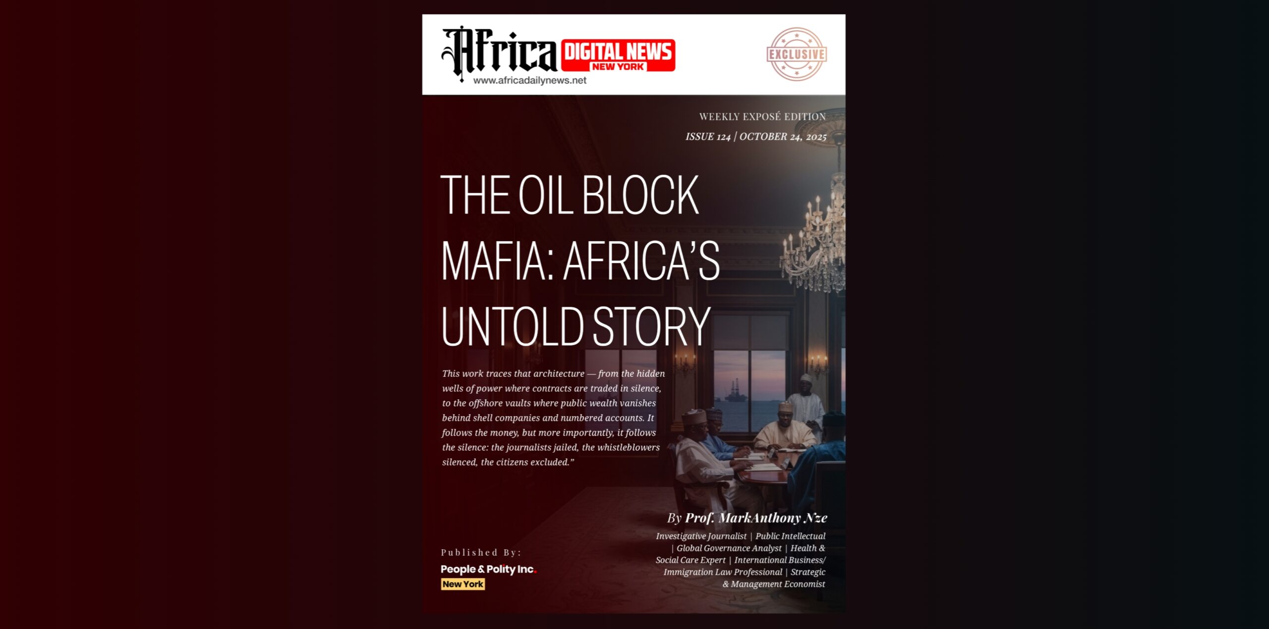 The Oil Block Mafia: Africa’s Untold Story