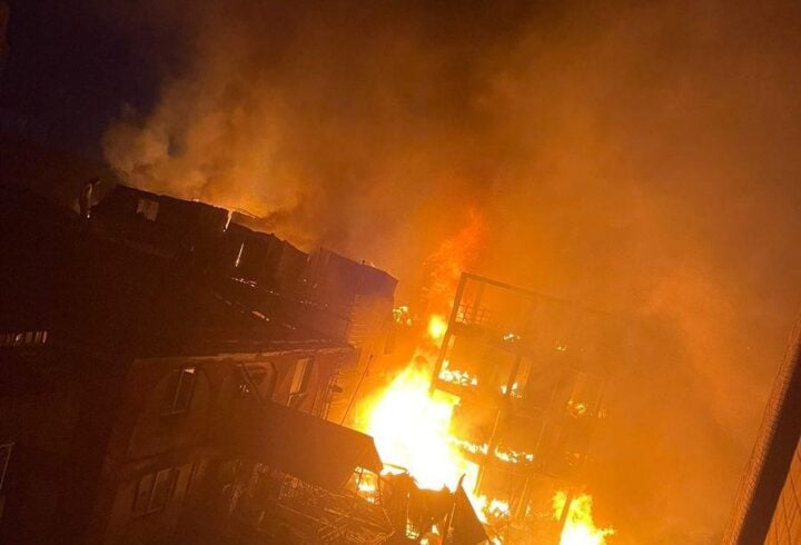 Massive Fire Destroy Shops In Alaba International Market Lagos
