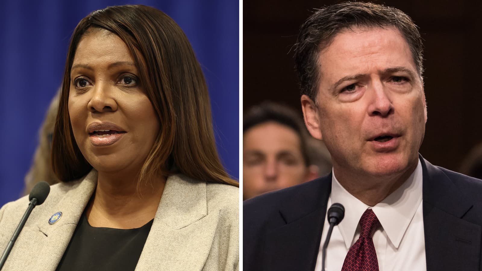 James Comey And Letitia James Charges Dropped Over Unlawful Prosecutor
