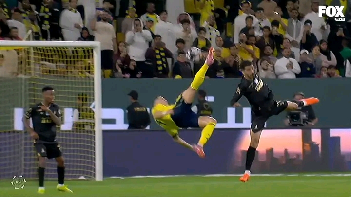 Ronaldo Stuns World With Sensational Bicycle Goal At Age 40