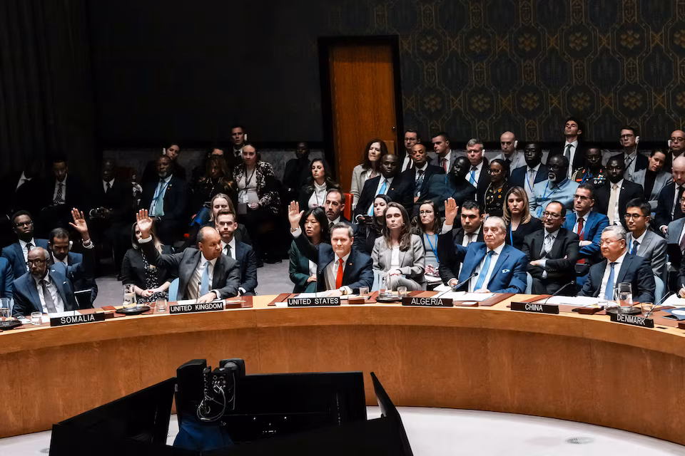 REUTERS/UN Resolution On Gaza Plan Authorizes International Force