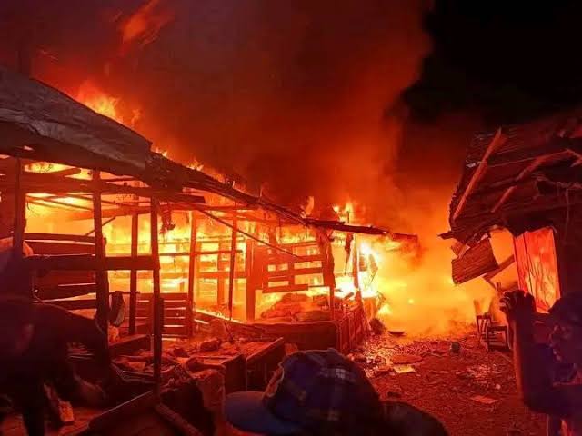 Kano: Fire Destroys 44 Shops At Singa Market In Early Morning