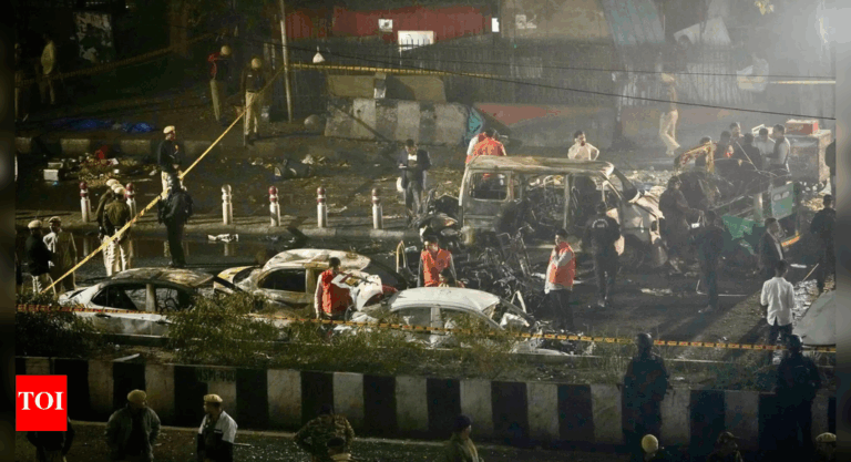 Delhi Car Blast Near Red Fort Sparks Terror Probe