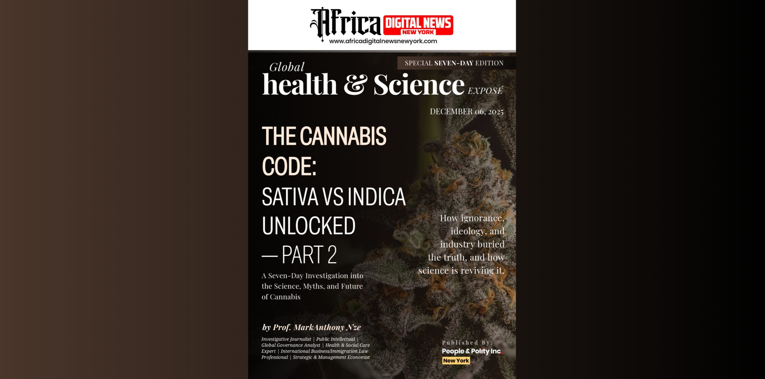 Part 2: From Stigma to Science — The Global Cannabis Awakening