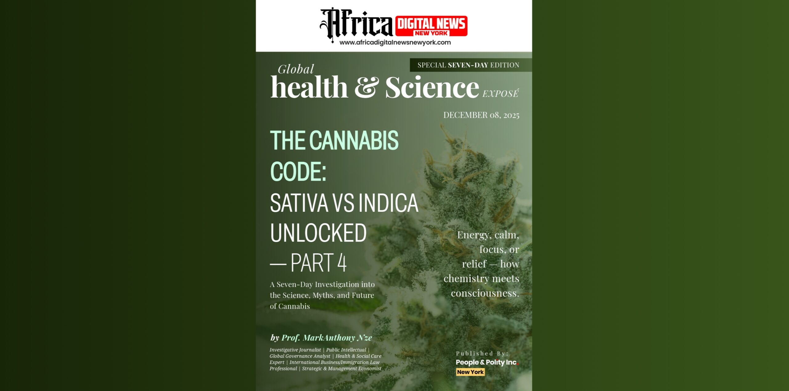 Part 4: Inside the Strain — Sativa vs Indica In Everyday Health