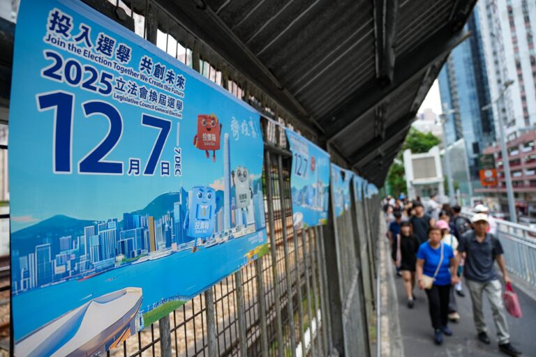 Hong Kong Election Turnout Tested, Fire Fuels Public Anger