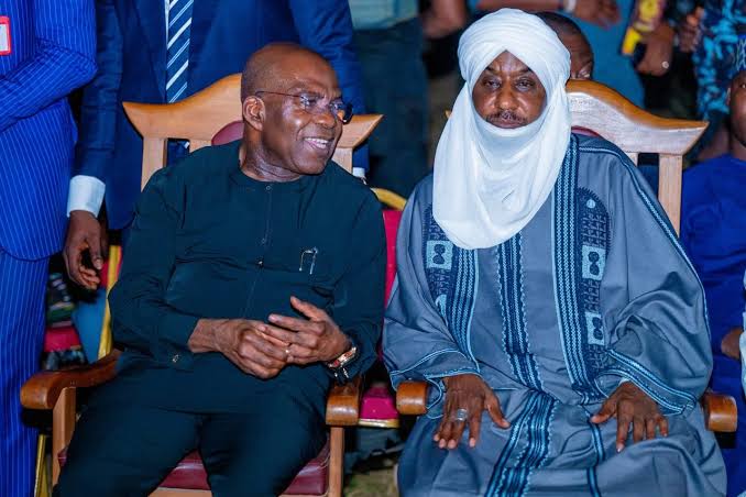 Emir Of Kano Praises Alex Otti During Christmas Visit To Abia