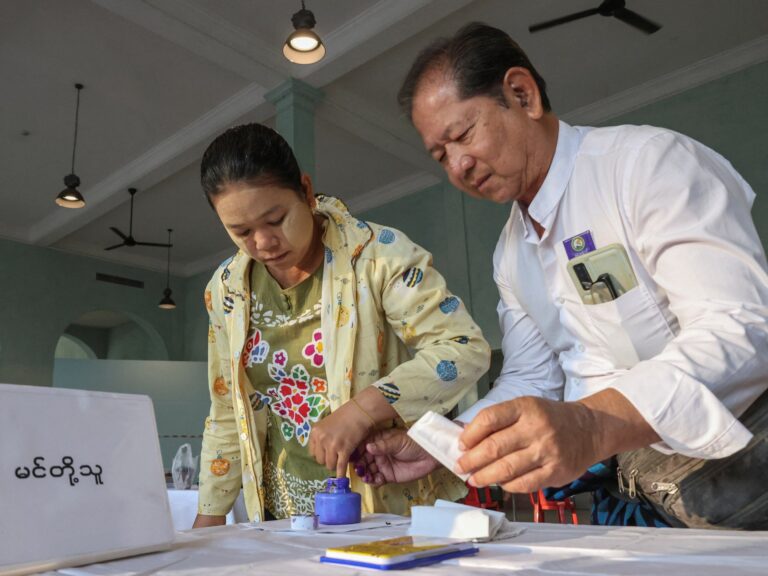 Myanmar military aligned party sweeps tightly controlled vote