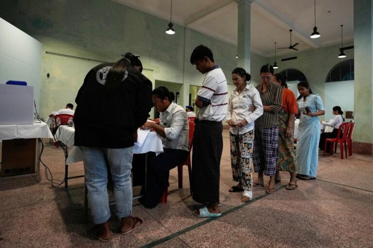 Myanmar Junta Elections Face Backlash Amid Civil War