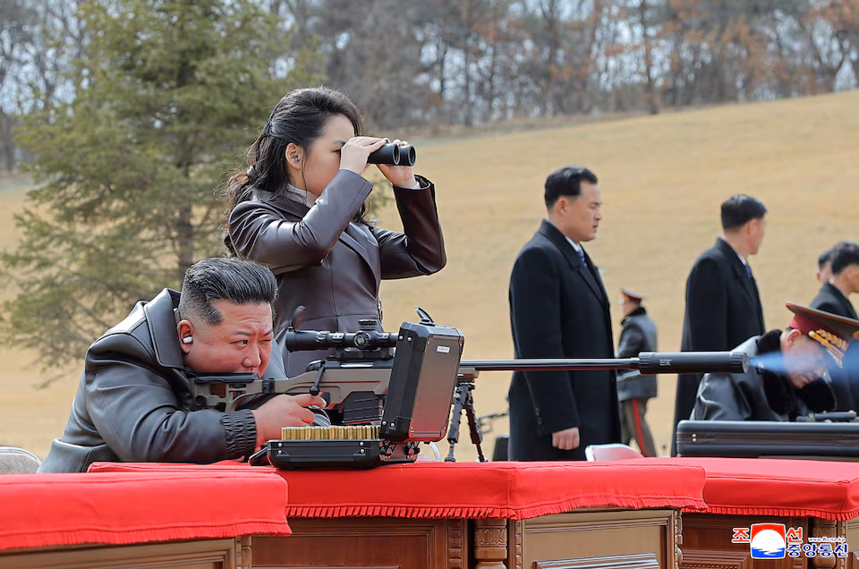 Reuters/Kim Gifts Rifles As Daughter's Succession Role Deepens
